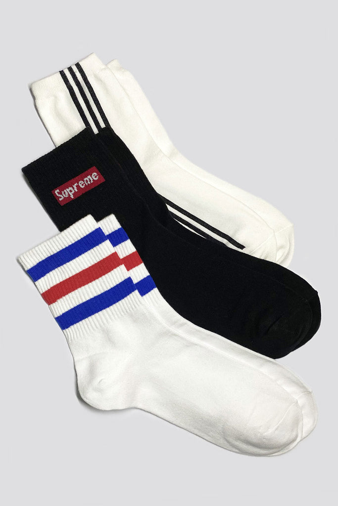 3-Pack Socks - Supreme